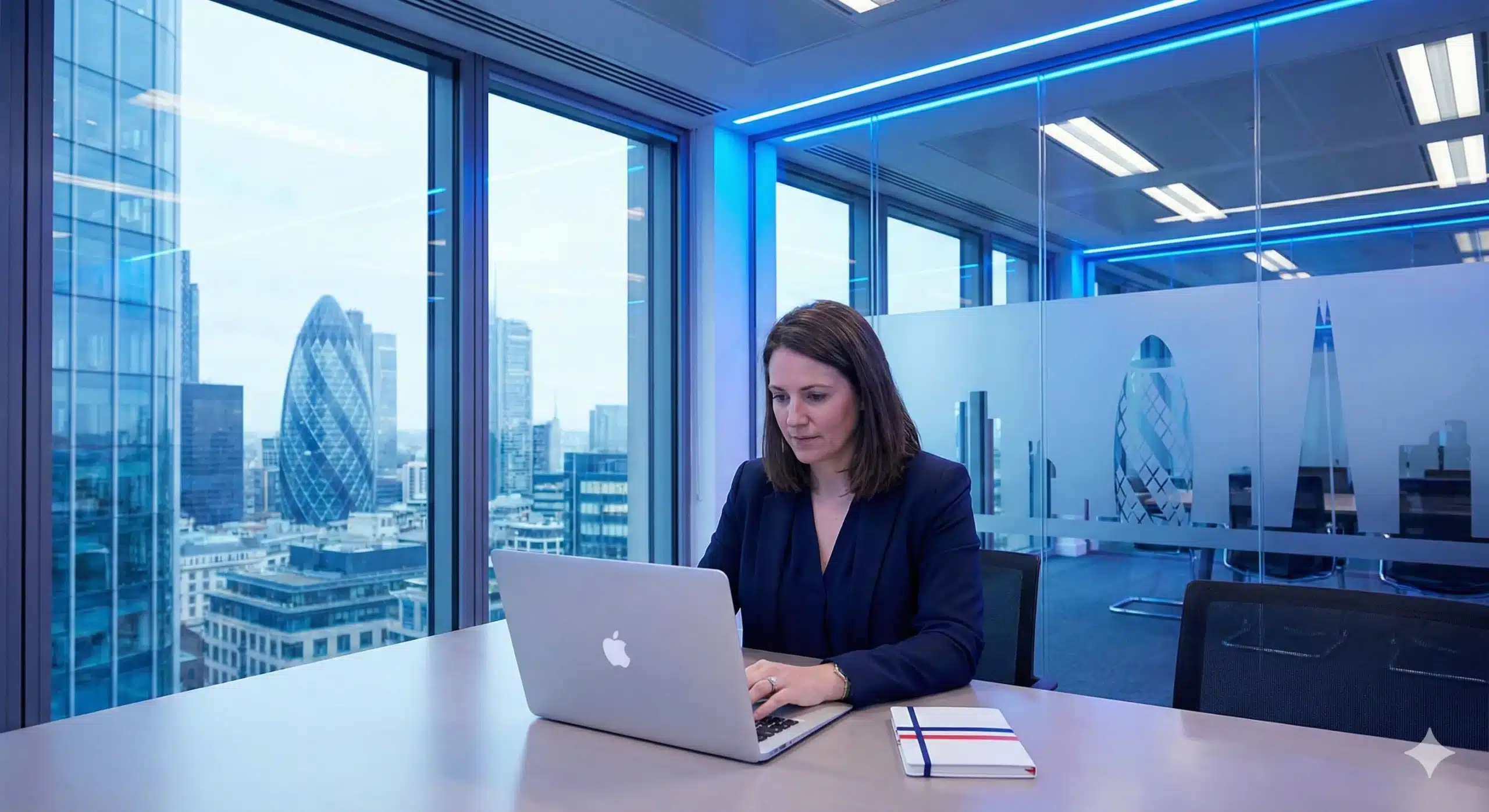 Entrepreneur working on finances